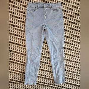 American Eagle Button Fly High Rise Jeggings